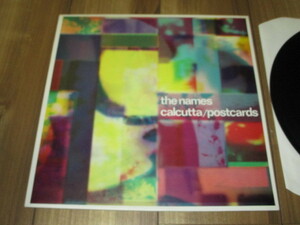 the names ネイムrス calcutta c/w postcards ベルギー 12inch EP ポスト・パンク マーティン・ハネット 