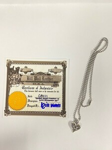 Bill Wall Leather ビルウォールレザー BWL TRIBAL HEART CHARM W/2MM BALL CHAIN ハート トライバル ボールチェーン2ミリ 在庫有ります！