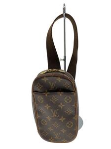 LOUIS VUITTON◆ポシェット・ガンジュ_モノグラム・キャンバス_BRW/PVC/BRW