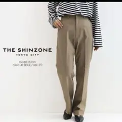 未使用品　THE SHINZONE ハイウェストチノパン　　32