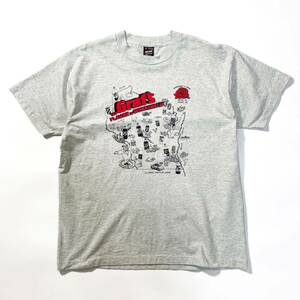 90s 80s ウィスコンシン ビール バッキー君 プリントt アメリカ製 usa old Tシャツ 70s フルーツオブザルーム XL ミラー バドワイザー beer