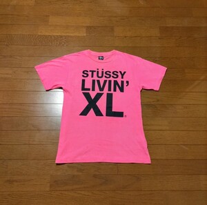 STUSSY　ステューシー　00s　OLD　古着　ピンク　M