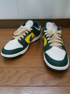 Nike WMNS Dunk Low SE Noble Green ナイキ ダンク 中古 古着 美品 匿名配送 スニーカー シューズ