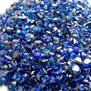 1円〜!!小粒大量!!≪天然サファイアおまとめ202.5ct≫j 約40.5g ルース 裸石 宝石 ジュエリー jewelry コランダム sapphire w4マ36