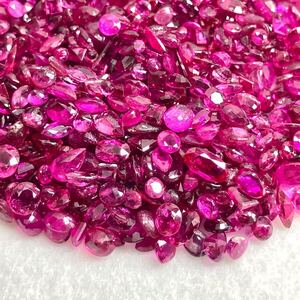 1円〜!!小粒大量!!●天然ルビーおまとめ172ct●j 約34.4g ルース 裸石 宝石 ジュエリー jewelry ruby corundum コランダム 紅玉 w4ヤ7