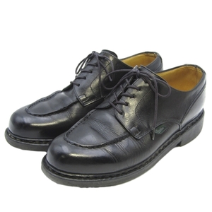 Paraboot パラブーツ UK6.5F Uチップ 710709 CHAMBORD NOIRE LIS NOIR シャンボード リスレザー パラテックスソール 黒 35003409