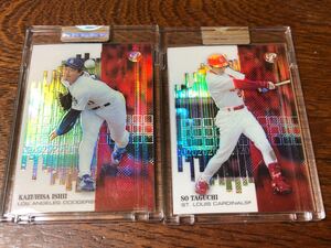 綺麗！石井一久&田口壮 2002 topps pristine rc refractor セット ルーキー シリアル　MLB