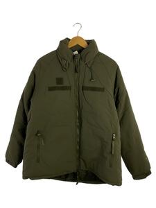 HOUSTON◆LEVEL7 JACKET/ミリタリージャケット/XL/ナイロン/KHK/50323