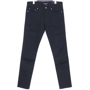 SAINT LAURENT スキニーデニムパンツ サイズ28 ブラック D01 W/SK-LW サンローラン skinny denim pants ジーンズ jeans