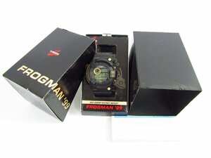 CASIO カシオ G-SHOCK ジーショック 90s DW-8200BU-9AT フロッグマン 99 黒金蛙 デッドストック ブラック 黒 1999年 腕時計 ▼AC25694