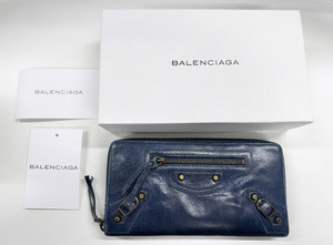 100円～★BALENCIAGA バレンシアガ 253036 クラシックコンチネンタルジップ ネオビー 長財布 財布 ラムスキンレディース 箱入り