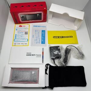 【希少 本体美品】ゲームボーイミクロ ポケモンバージョン レッド＆ブラック★1円スタート レア Nintendo ポケモンセンター レトロ 任天堂