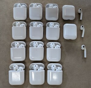 送料無料AirPods/Air pods proエアポッズまとめてApple大量イヤホン/チャージャーまとめ動作品エアポッツA1602/A2031/A2032/A1908/A1523