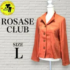 【ROSASE CLUB】フェイクスエード　テーラードジャケット　オシャレ