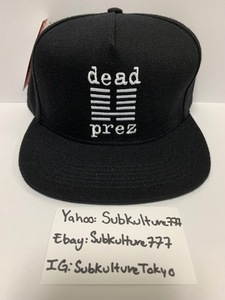 【新品】 Supreme　シュプリーム　Box Logo Snapback Dead Prez rare new キャップ ブラック　帽子　希少