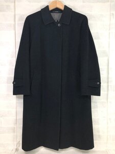 DAKS ダックス カシミヤ混 ウール ロングコート ブラック SIZE:9AB2 LH632022112104