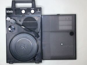 【中古品】DJ HONDA COLUMBIA GP-3H ターンテーブル ポータブルレコードプレーヤー コロンビア レコード 通電確認済 ジャンク