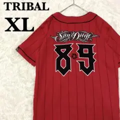 【極美品】TRIBAL トライバル ゲームシャツ ベースボール ￼￼y2k XL