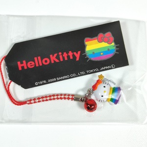 ☆超レア☆ ハローキティ 2009年 レインボー 根付け 虹 フェアリー Hello Kitty RAINBOW PRIDE Fairy サンリオ Sanrio ストラップ 限定