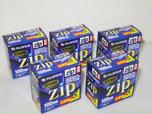 ★富士フィルム ZIP 100MB DOS/V PC-98用 【合計25枚セット】 ZIP メディア FUJIFILM