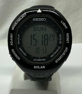 [USED] SEIKO セイコー S822-00A0 メンズ 腕時計 デジタル ブラック [稼働品]