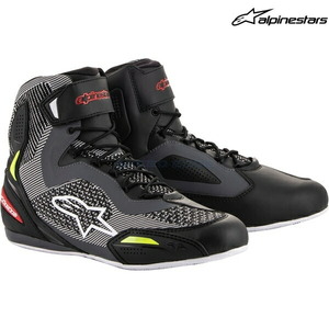 在庫あり alpinestars アルパインスターズ シューズ FASTER-3 RIDEKNIT SHOE カラー:BLACK GRAY RED YELLOW FLUO(1315) サイズ:9/26.5cm