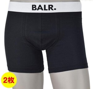 新品【XLサイズ】BALR. ボーラー TRUNKS 2-PACK/2枚セット ボクサーパンツ/アンダーウェア/ブラック/B10195 BLACK