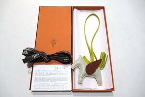 【新品】 エルメス HERMES ロデオペガサスPM クレ キュイーブル ジョーヌナプル バッグチャーム うま 馬 BOX付 BRB・バッグ・財布