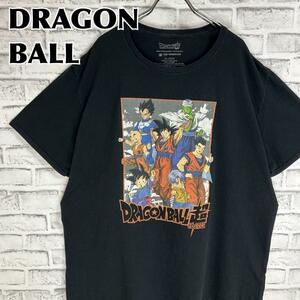 DRAGON BALL ドラゴンボール超 キャラ集合 Tシャツ 半袖 輸入品 春服 夏服 海外古着 アニメ テレビ 漫画 格闘 ロゴ キャラクター