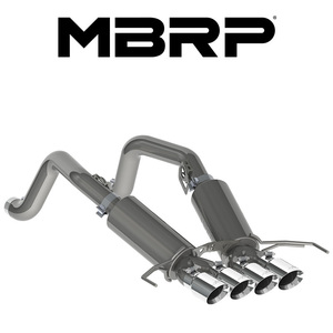 MBRP 2014-2019 シボレー コルベット C7 6.2L V8 AXLE-BACK レース エキゾースト 正規品