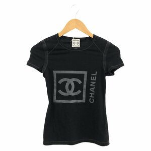 シャネル Tシャツ スポーツライン ブランドオフ CHANEL コットン 半袖Tシャツ コットン 中古 レディース