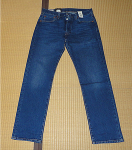 即決 送料無料 LEVIS 501 00501-3343 W30 L32 新品 紺色系 レギュラーストレート 綿100% 2022モデル ビッグE 定価15400円