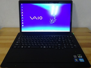 ソニーノートパソコン VAIO VPCF22AJ/Core i7-2620M 2.7GHz/4GB/500GB/中古特価良品