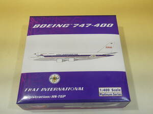 【中古】航空機　フェニックス　1/400　ボーイング　BOEING　747-400　HS-TGP　THAI　INTERNATIONAL　タイ【模型】J4　S717