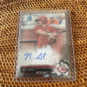 Topps Bowman Chrome 1st Bowman Nick Senzel Auto 