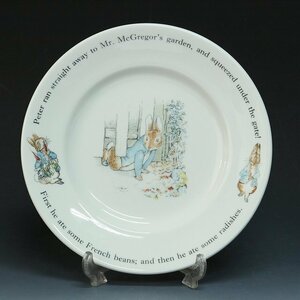 ◆◇Wedgwood/ ウェッジウッド イギリス製 Peter rabbit/ ピーターラビット プレート 約20cm ◇◆洋食器 陶磁器 dby12144-R