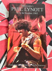 廃盤品【限定盤CD2枚組】THIN LIZZY（シン・リジィ・フィル・ライノット・ジョン・サイクス】/　LIVE IN　SWEDEN　1983　フォト付き