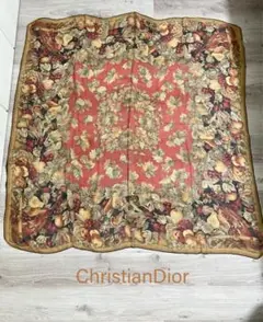 【美品】ChristianDior シルク 大判 スカーフ ストール ショール