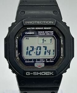 1円スタート CASIO カシオ G-SHOCK Gショック 腕時計　TheG 5600 電波ソーラー GW-5600J-1J タフソーラー ウェーブセプター ブラック 