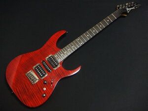 Ibanez SRG371FM フレイムメイプルトップ RG fixed ハードテイルブリッジ 弦裏通しノントレモロ仕様 HSHピックアップ シースルーレッド 赤