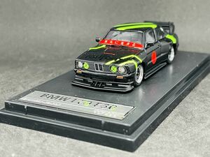 BMW E30 マットブラック　1/64 ミニカー　STREET WEAPON