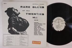 米LP Various Rare Blues Of The Twenties No. 1 (1924-1929) HLP1 HISTORICAL /00260