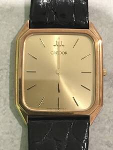 SEIKO セイコー CREDOR クレドール 9570-5040 18KT K18 750 GOLD クォーツ 腕時計 金時計 動作未確認