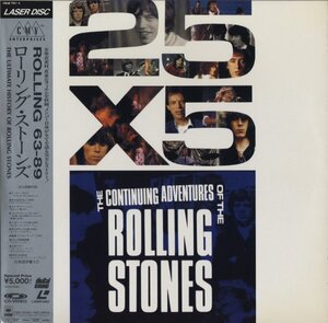 The Rolling Stones【レーザーディスク　国内盤　帯付き】25 x 5: The Continuing Adventures Of The Rolling Stones