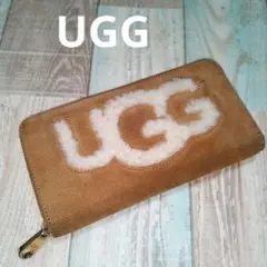 UGG　アグ　長財布　ラウンドジップ　オーストラリア　シープスキン　ファスナー