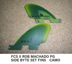 送料無料▲FCS II ROB MACHADO PG SIDE BUTE FIN SET CAMO 新品