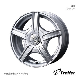 Treffer/MH マーチ K13 アルミホイール1本【14×5.5J 4-100/114.3 INSET43 シルバー】0033588