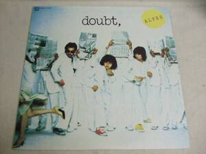 アルフィー/ doubt, ●LP