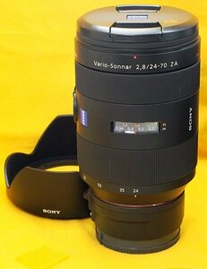 ★一発即決★α7等にも対応★Vario-Sonnar T＊ 24-70mm F2.8 ZA SSM★ソニー純正「SAL2470Z」★Eマウントアダプター「LA-EA5」＆おまけZX付