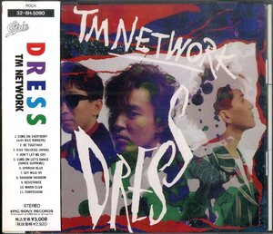 D00167786/CD/TM NETWORK (TMN・宇都宮隆・小室哲哉・木根尚登)「Dress (1989年・32-8H-5090・ハイエナジー・HI-NRG・ハウス・HOUSE)」